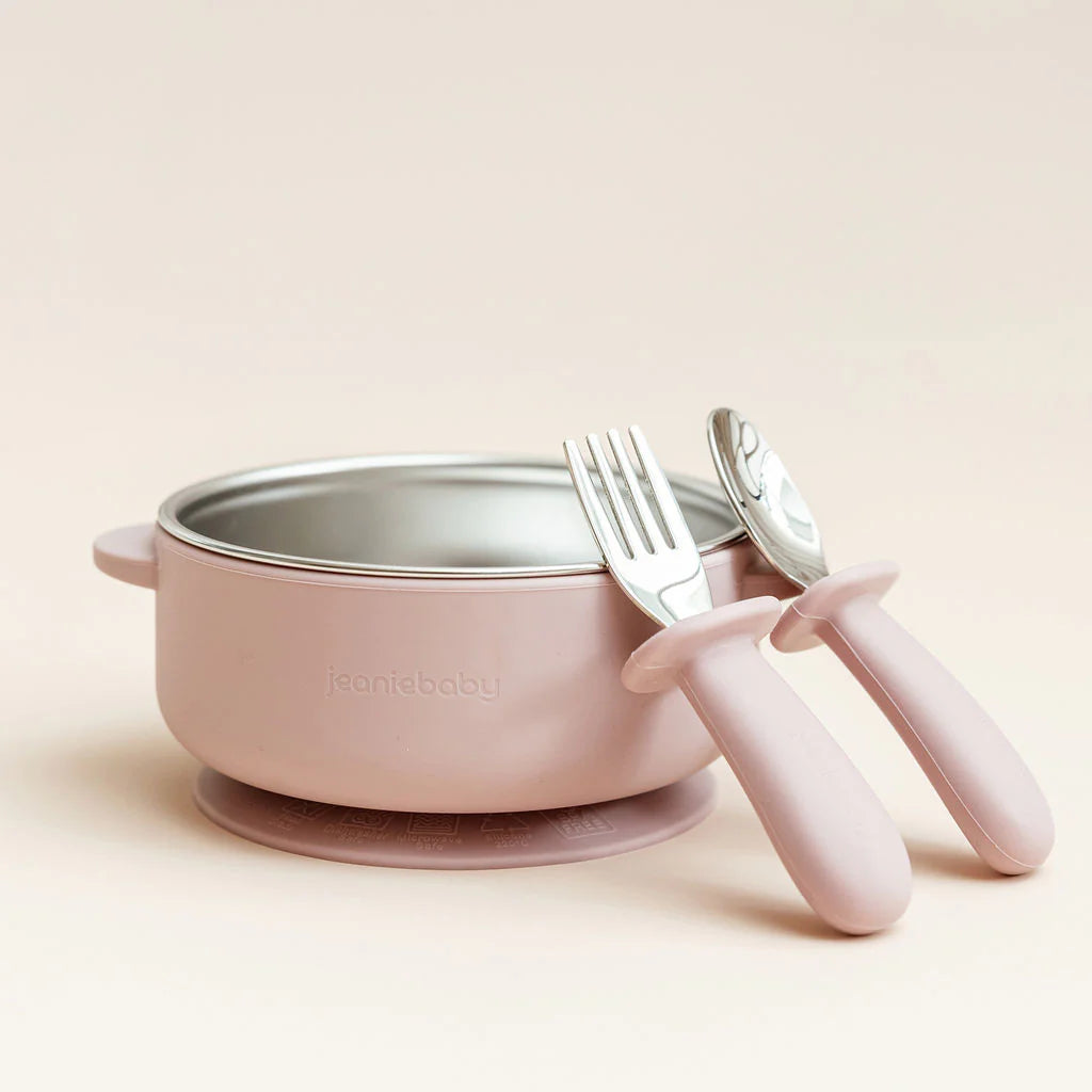 Bowl & Lid - Mauve