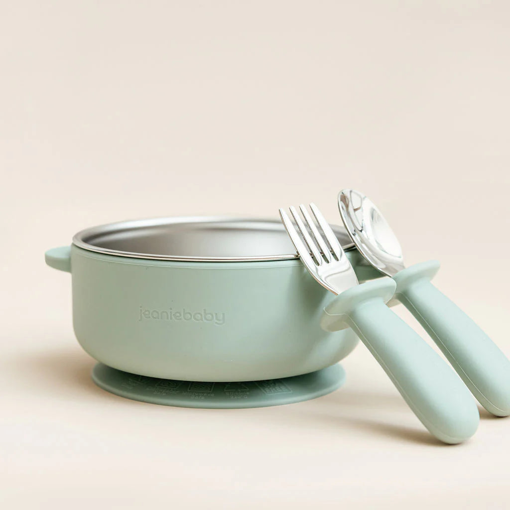 Bowl & Lid - Sage Green