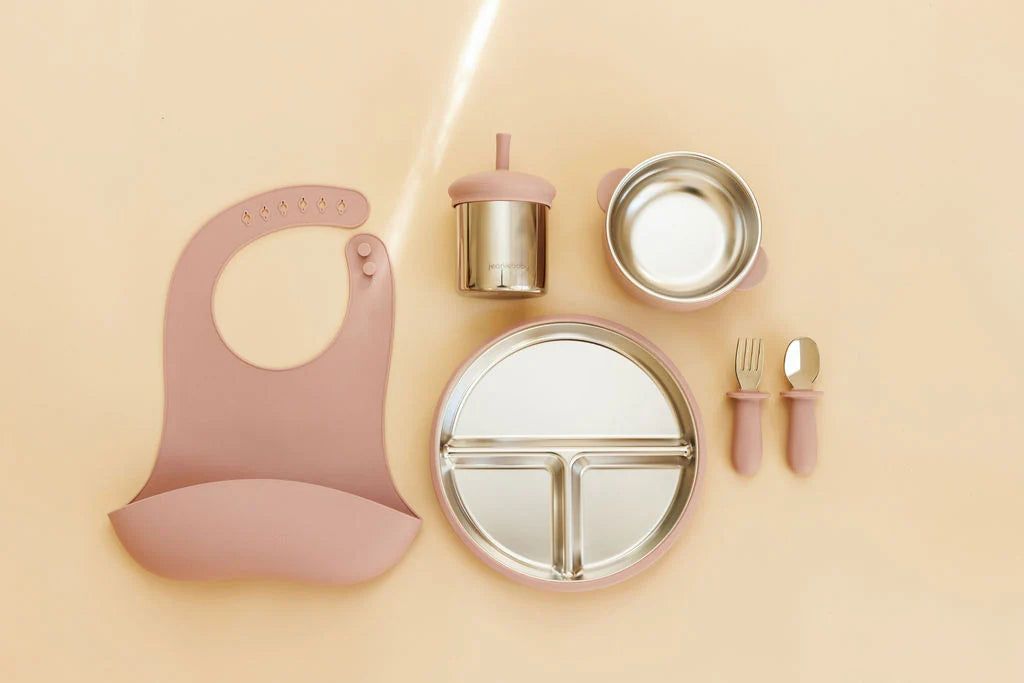 Sectioned Plate - Mauve
