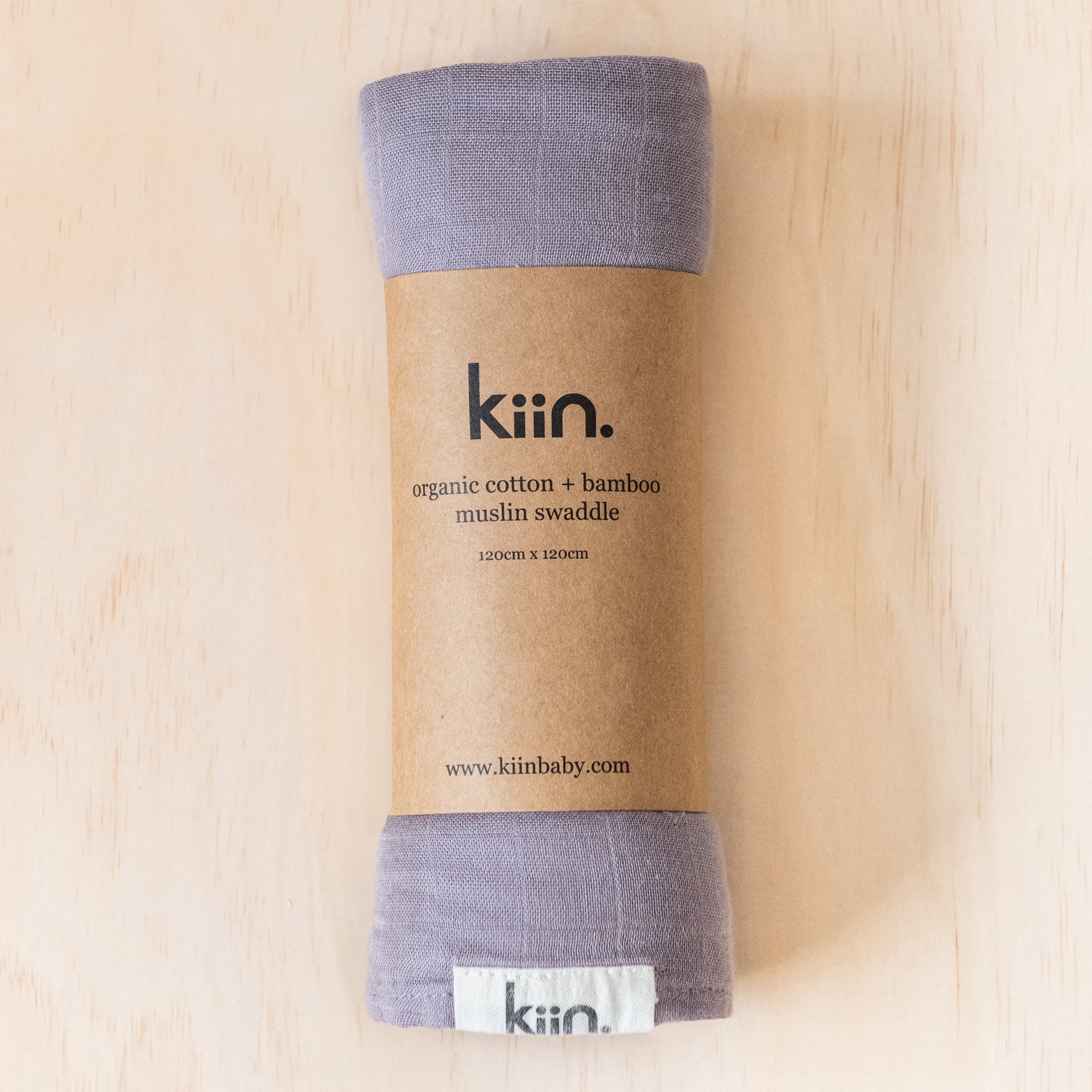 Organic Muslin Swaddle - Lilac