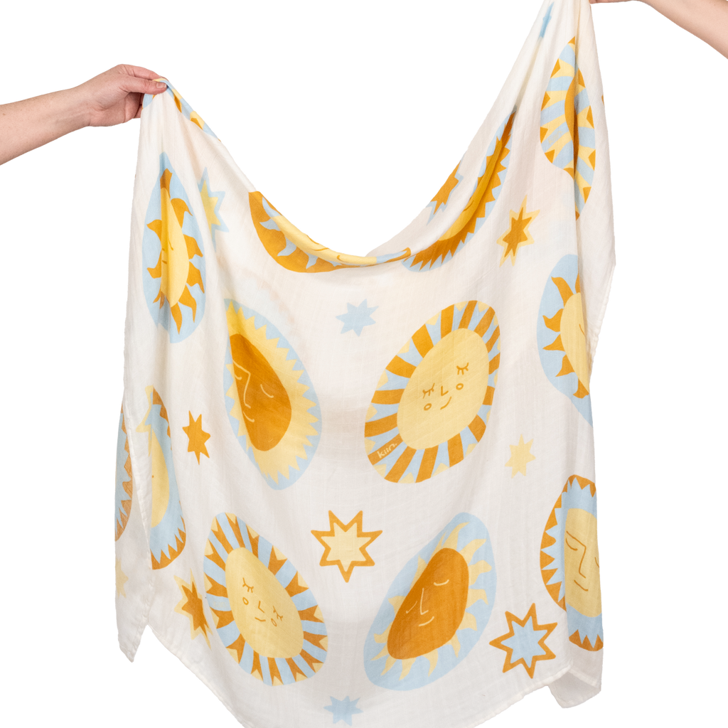 Organic Muslin Swaddle - Sunny Day (Limited Edition)