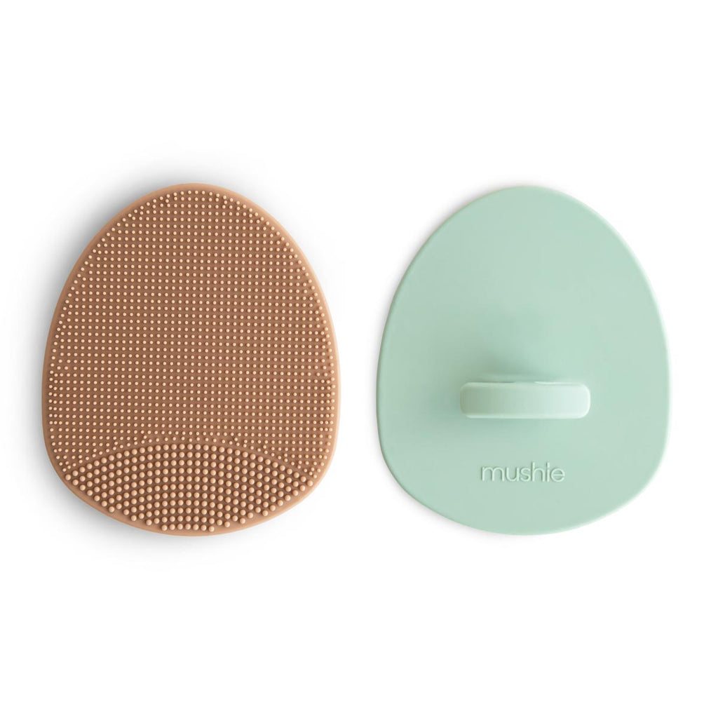 Cradle Cap Brush - Natural and Cambridge Blue