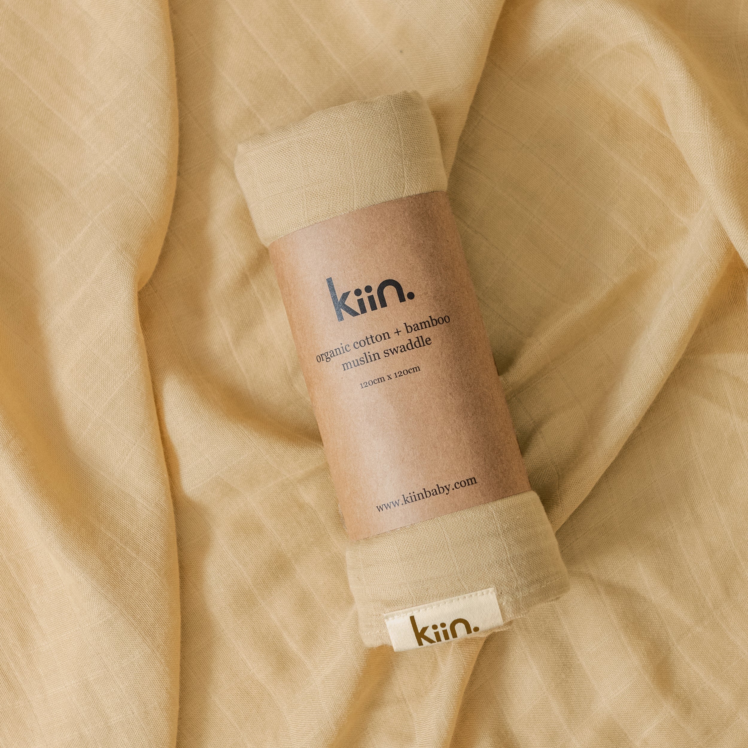 Organic Muslin Swaddle - Oat