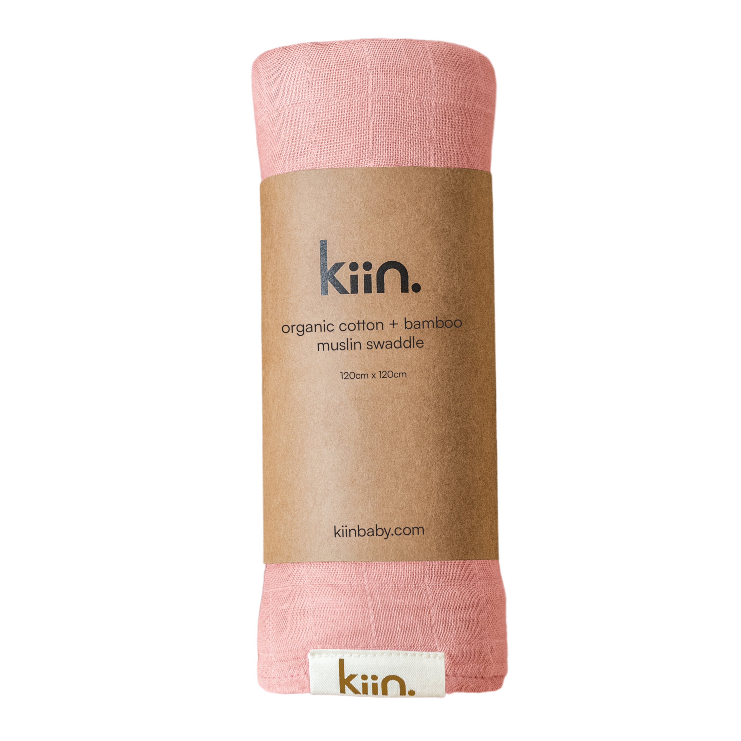 Organic Muslin Swaddle - Peony