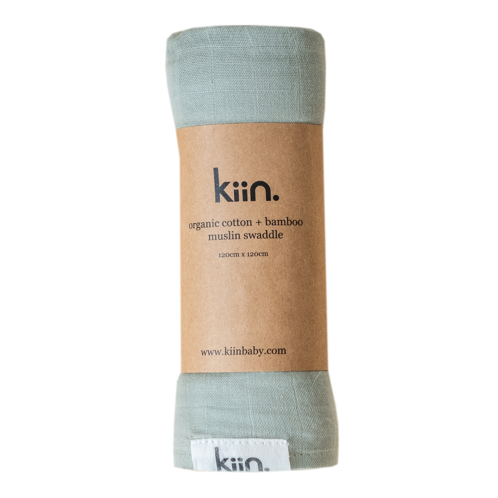 Organic Muslin Swaddle - Sage