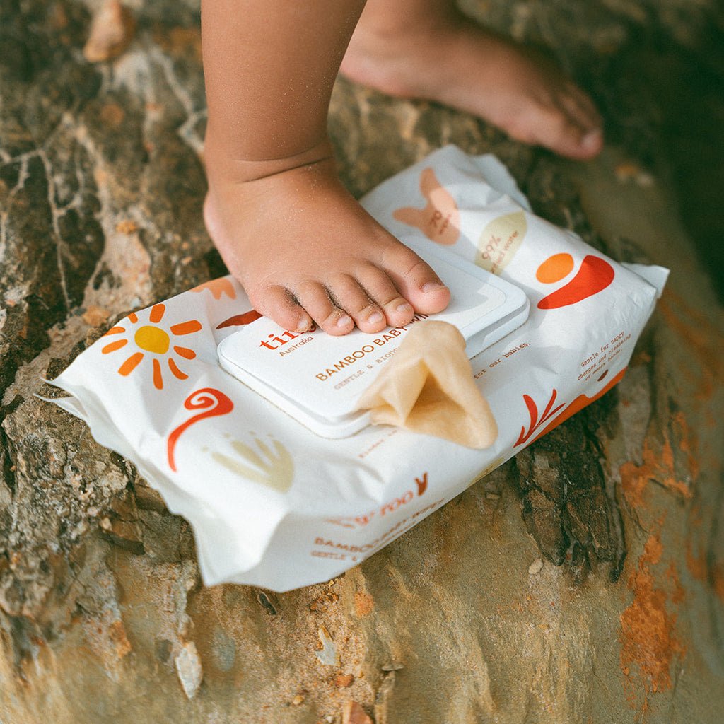 Purified Water 'Unbleached' Bamboo Baby Wipes