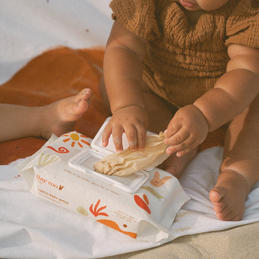 Purified Water 'Unbleached' Bamboo Baby Wipes