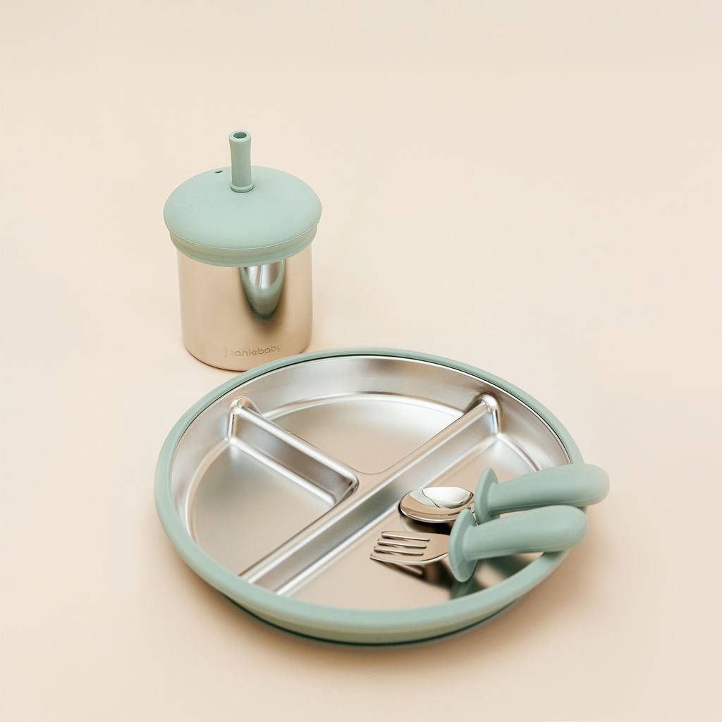 Cutlery Set - Sage Green