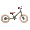 Matte Green Vintage TRYBIKE - Cream Tyres & Chrome (3 wheel)