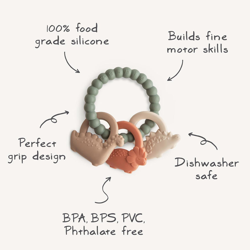 Teether Ring - Dino